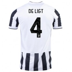 Camisola Juventus Matthijs de Ligt 4 Equipamento Primeiro 2021-2022 Manga Curta
